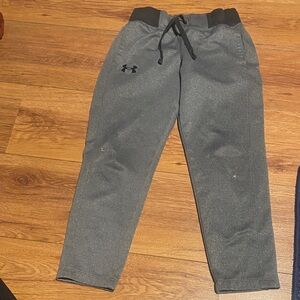 Under Armour Gray Joggers with Black Accents